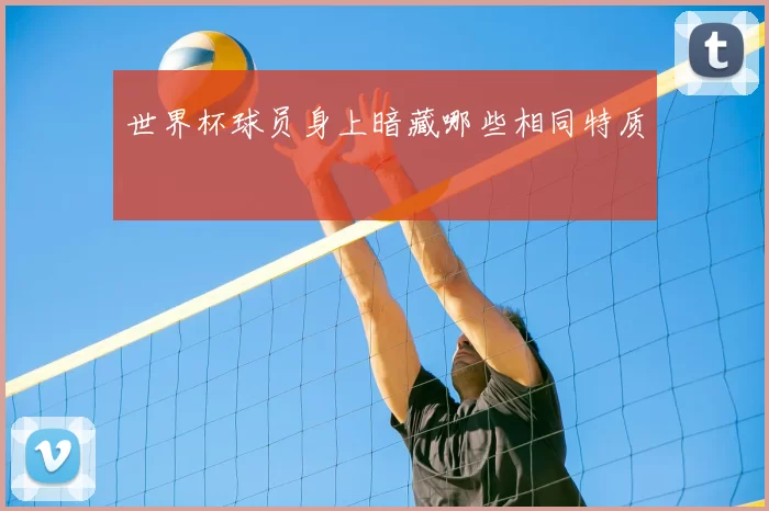 世界杯球员身上暗藏哪些相同特质