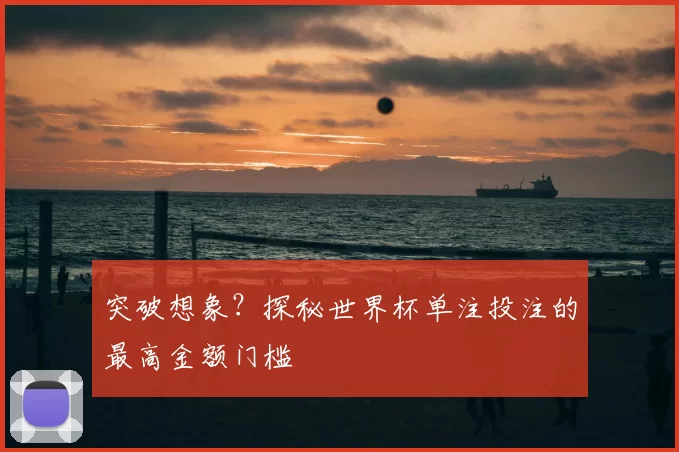 突破想象？探秘世界杯单注投注的最高金额门槛