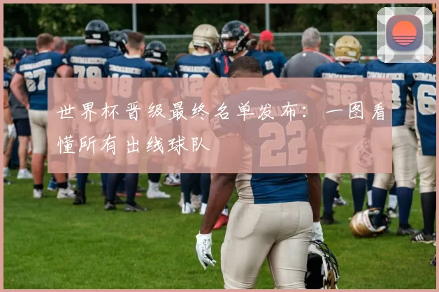 世界杯晋级最终名单发布：一图看懂所有出线球队